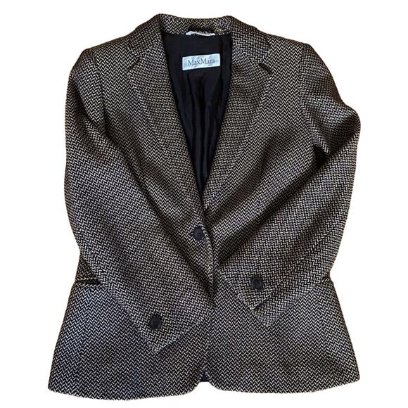 MaxMara Jackets & Blazers - MaxMara Italy Single Button Blazer Size 4